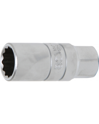 Bougiedopsleutel met rubberring, twaalfkant | 10 mm (3/8") | 18 mm