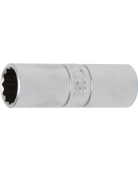 Bougiedopsleutel met rubberring, twaalfkant | 12,5 mm (1/2") | 16 mm