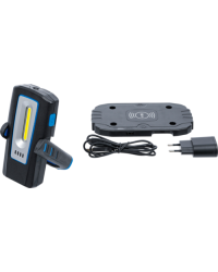 COB-LED looplamp met magneet en ophanghaak | uitklapbaar | met laadfunctie via inductie