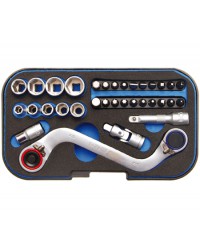 1/4" ringratelsleutel set
