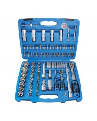 95-delige doppendoos 1/4" en 1/2"