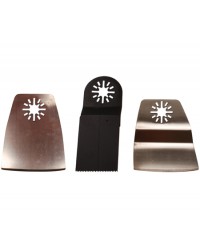 Schraper set voor pneumatische multitool