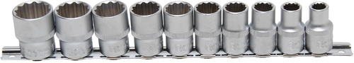 10-delige doppenset 1/2" 12-kant INCH 3/8"-15/16" BGS9114 10-delige doppenset 1/2 inch 12-kant INCH 3/8 inch-15/16 inch bij MotorWorkx